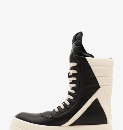 Last Size Rick Owens Geobasket Mega Bumper High Top Sneakers
