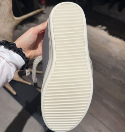 Last Size Rick Owens Jumbo Lace Padded Low Sneakers