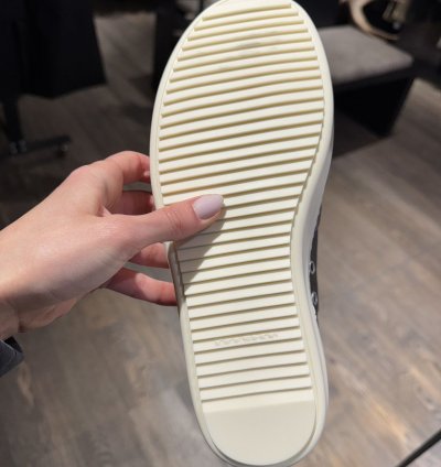 Last Size Rick Owens Vintage Letter Low Sneakers