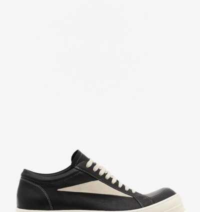 Last Size Rick Owens Vintage Letter Low Sneakers