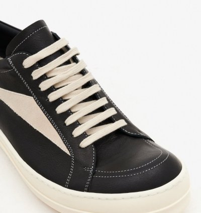 Last Size Rick Owens Vintage Letter Low Sneakers