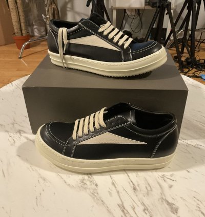 Mainline Leather Rick Owens Vans