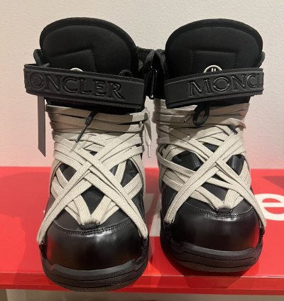 Moncler Megalace Amber Leather Snow Boots