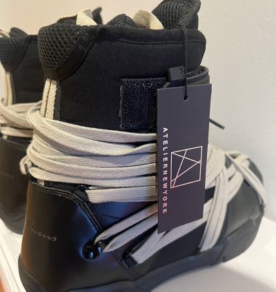 Moncler Megalace Amber Leather Snow Boots