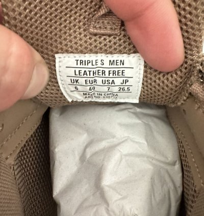 NEW Balenciaga Men Size 40 Triple Allover logo Sneaker