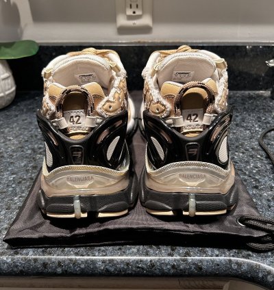 NEW Balenciaga Runner Track Tan White Size 42 (9US)