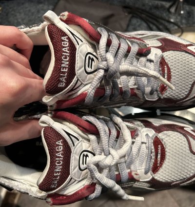 NEW Balenciaga Runner Track White Red Size 42 (9US)