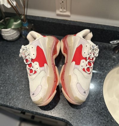 NEW Balenciaga Triple Red White Size 46 (13US)