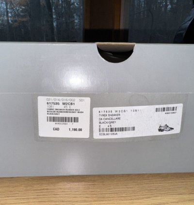 NEW BALENCIAGA TYREX NEVER WORN