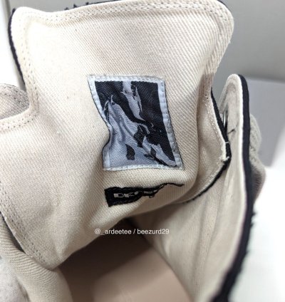 NEW BLACK JUMBO LACE HIGH RAMONES 42