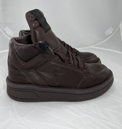 NEW Converse Box TURBOWPN Hi Rick Owens DRKSHDW Clay