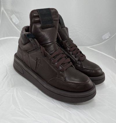 NEW Converse Box TURBOWPN Hi Rick Owens DRKSHDW Clay