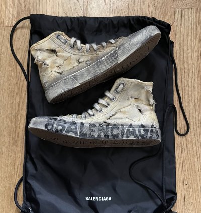 New Destroyed Paris Sneakers (41) Fits 41-42 US 8-9