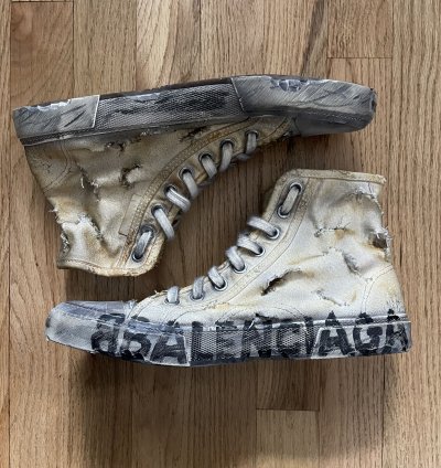 New Destroyed Paris Sneakers (41) Fits 41-42 US 8-9