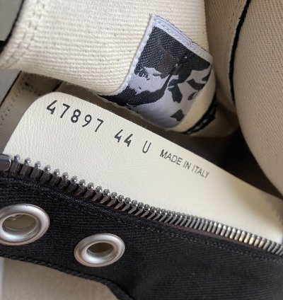 NEW DRKSHDW FW23 LUXOR EYELET RAMONES HIGH BLACK NEW