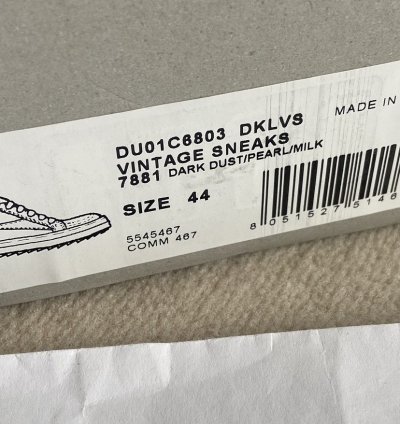 NEW DRKSHDW SS23 EDFU VINTAGE SNEAKS VANS DARKDUST CANVAS