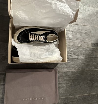 NEW DRKSHDW Vintage Sneaks Black 13 oz Denim