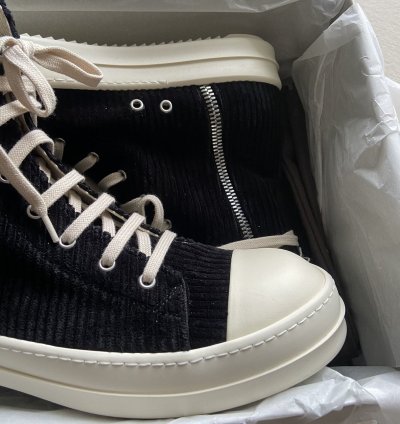 NEW FW22 STROBE DRKSHDW HIGHTOP RAMONES CORDUROY