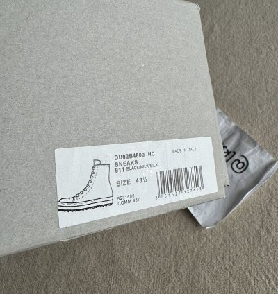 NEW FW22 STROBE DRKSHDW HIGHTOP RAMONES CORDUROY