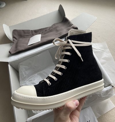 NEW FW22 STROBE DRKSHDW HIGHTOP RAMONES CORDUROY