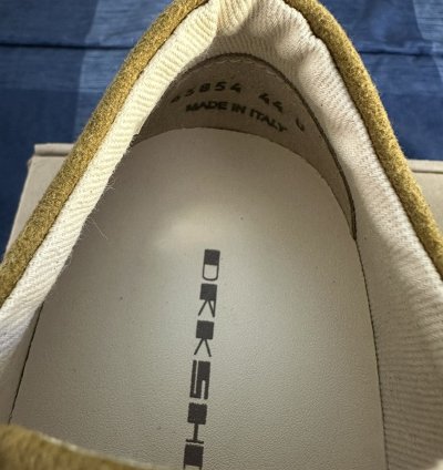 NEW FW24 Porterville Vintage Sneaks Ochre Cotton Moleskin