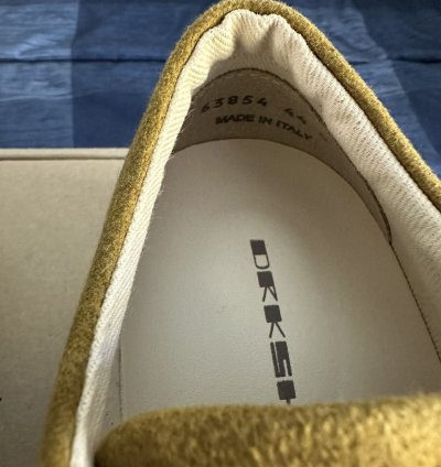 NEW FW24 Porterville Vintage Sneaks Ochre Cotton Moleskin