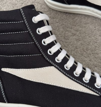 New FW24 Rick Owens DRKSHDW Vans Vintage High Top Sneakers