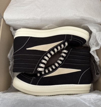 New FW24 Rick Owens DRKSHDW Vans Vintage High Top Sneakers