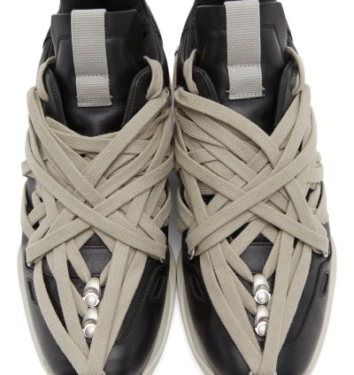 New in Box Black Megalace Runner Sneakers - FINAL PRICE