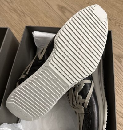 New in Box Black Megalace Runner Sneakers - FINAL PRICE