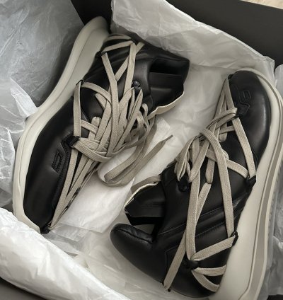 New in Box Black Megalace Runner Sneakers - FINAL PRICE