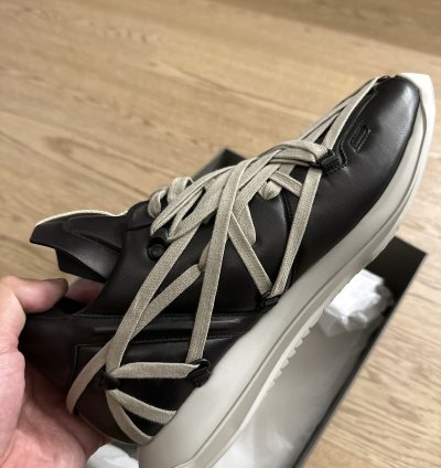 New in Box Black Megalace Runner Sneakers - FINAL PRICE