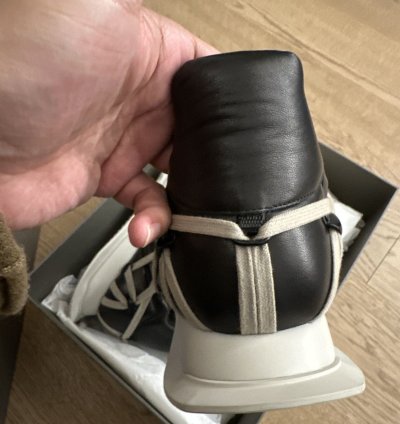 New in Box Black Megalace Runner Sneakers - FINAL PRICE
