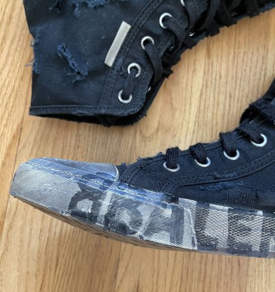 New In Box Destroyed Paris Sneakers (46) Fits US 13