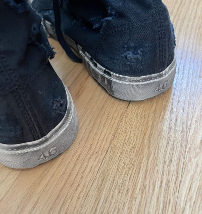 New In Box Destroyed Paris Sneakers (46) Fits US 13