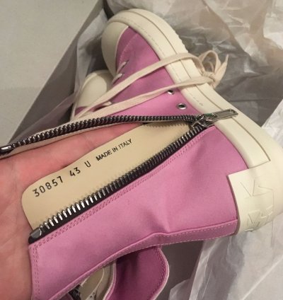 NEW PINK RAMONES HIGH GETHSEMANE ASAP CARTI TRAVIS sz 43