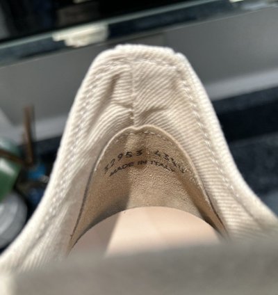 NEW Rick Owen Ramone Drkshdw Milk Size 10 5