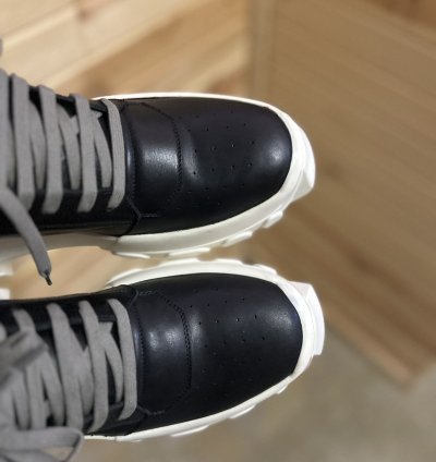 NEW Rick Owen Tractor Dunks Milk Black 2018 Size 42 (9US)