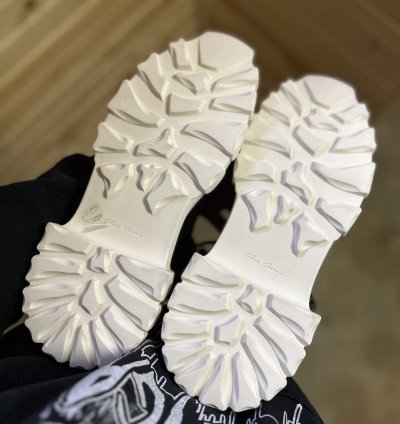 NEW Rick Owen Tractor Dunks Milk Black 2018 Size 42 (9US)