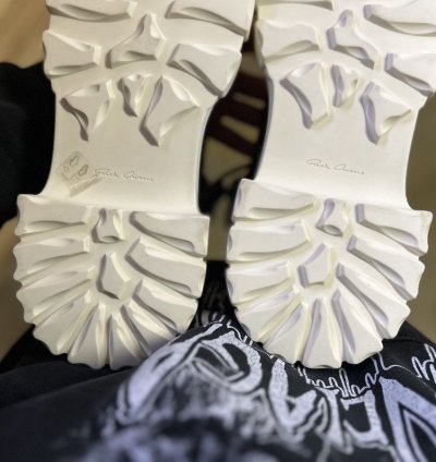 NEW Rick Owen Tractor Dunks Milk Black 2018 Size 42 (9US)