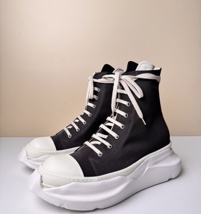 NEW Rick Owens Abstract High 22oz Denim Dark Dust Milk