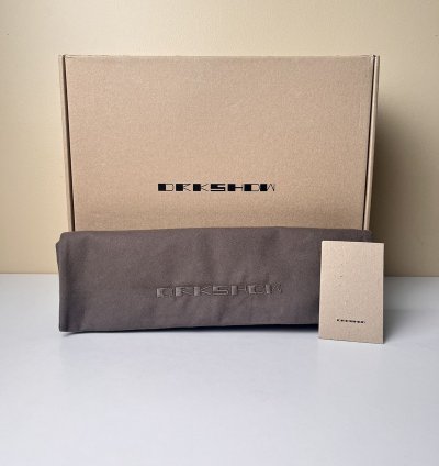 NEW Rick Owens Abstract High 22oz Denim Dark Dust Milk