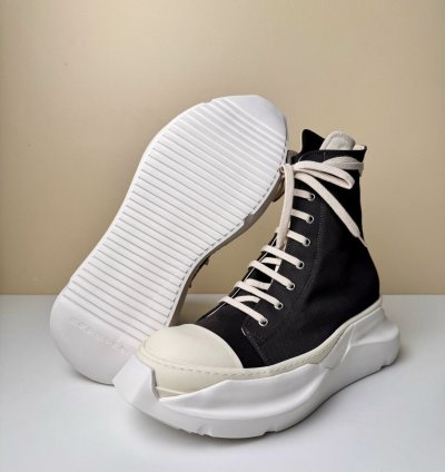 NEW Rick Owens Abstract High 22oz Denim Dark Dust Milk