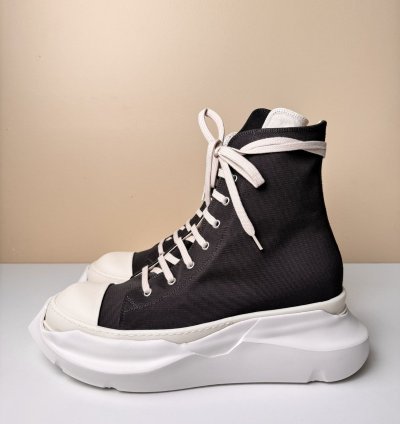 NEW Rick Owens Abstract High 22oz Denim Dark Dust Milk