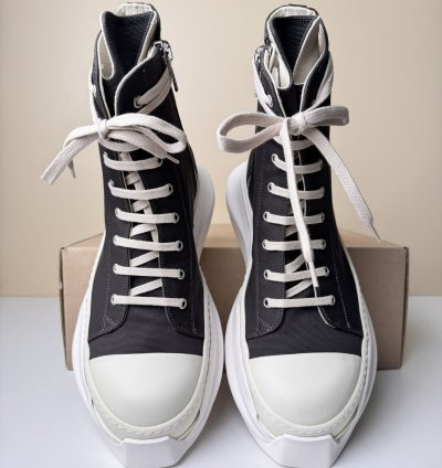 NEW Rick Owens Abstract High 22oz Denim Dark Dust Milk