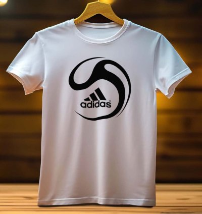 ADIDAS Ball Logo men funny mens Tshirt Size USA