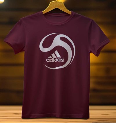 ADIDAS Ball Logo men funny mens Tshirt Size USA