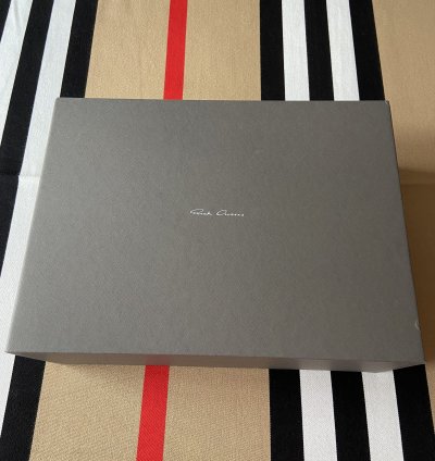 NEW Rick Owens Black Porterville Jumbo Laced Low Sneakers