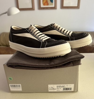 NEW Rick Owens DRKSHDW Vintage Sneaks Dark Dust