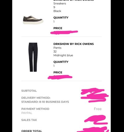 NEW Rick Owens DRKSHDW Vintage Sneaks Dark Dust